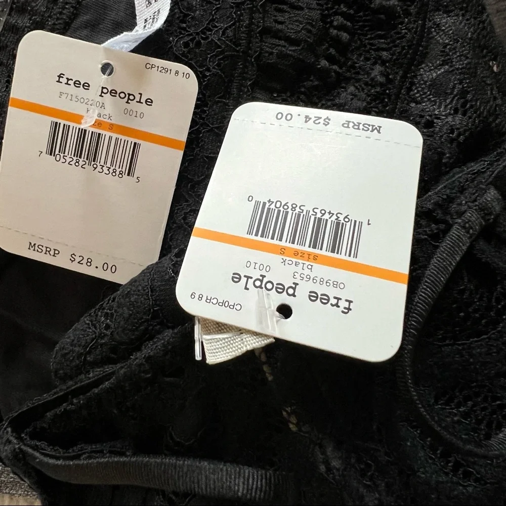 Free People Bralette and Panty (Lot of‎ 2)